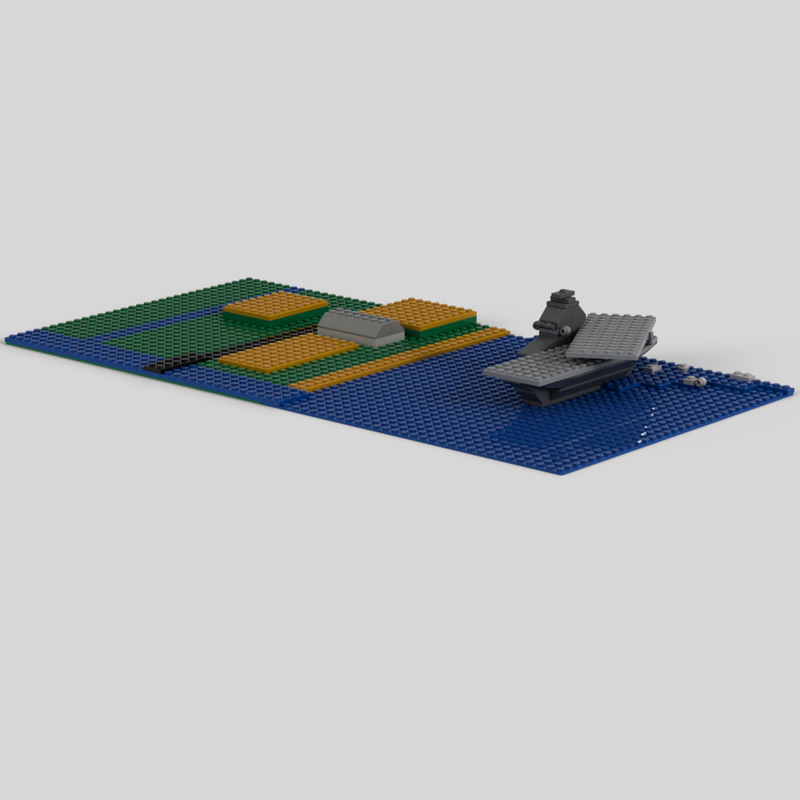 Lego Aircraft carrier diorama