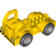 Lego Duplo Dump Truck Base with Wheels on Fixed Axels