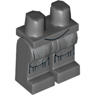 Lego Hips and Dark Bluish Gray Legs with RA-7 Droid Print / Dark Bluish Gray