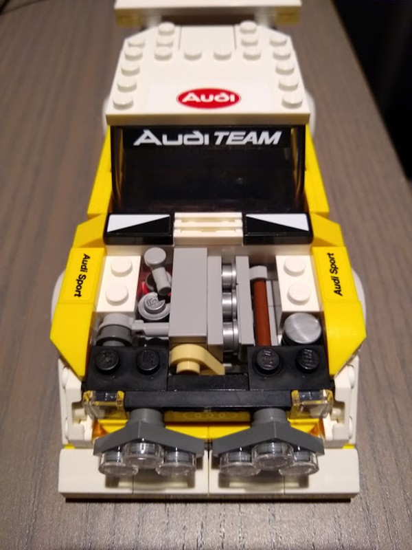 Lego Audi Quattro S1 Engine Bay Mod