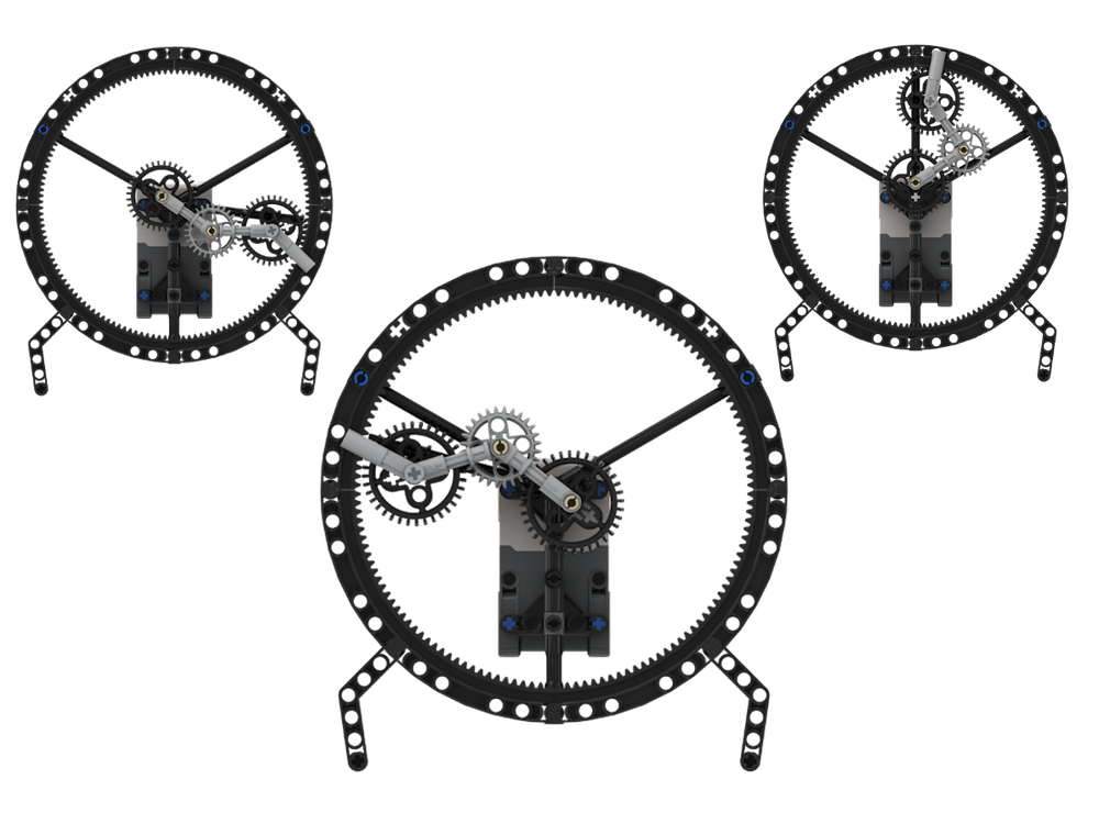 LEGO Intermittent motion mechanism