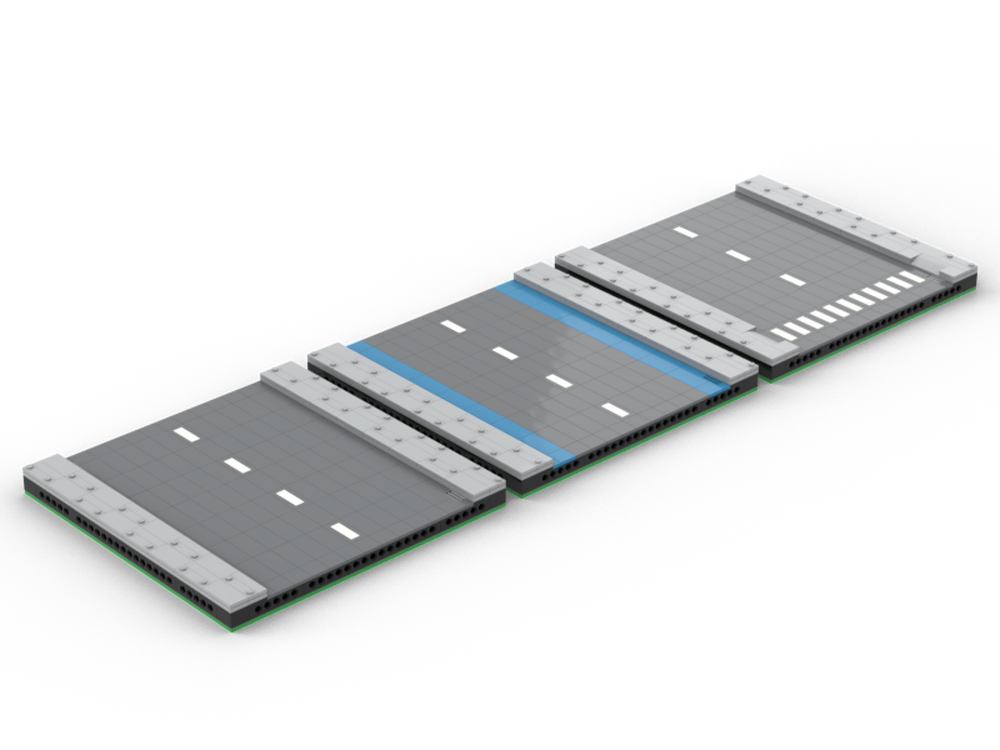 Lego CART Building System Straight Roads
