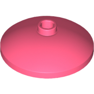Lego Dish 3 x 3 Inverted [Radar] / Coral