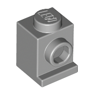 Lego Brick Special 1 x 1 with Headlight / Light Bluish Gray