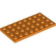 Lego Plate 4 x 8 / Orange