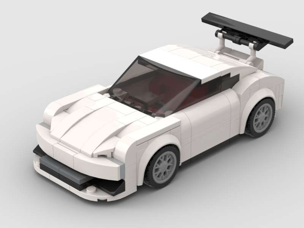 Lego Porsche 911 GT (White) 8-Wide MOD