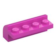 Lego Brick Curved 2 x 4 x 1 1/3 / Dark Pink