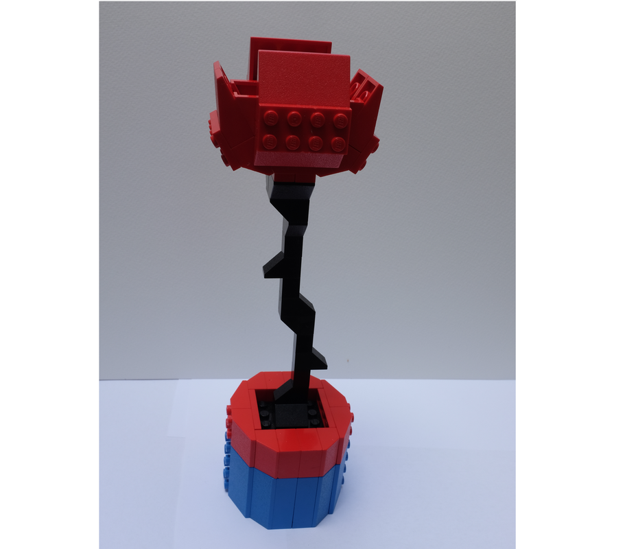 Lego Rose with pot