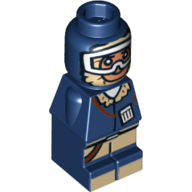 Lego Microfig Han Solo / Dark Blue