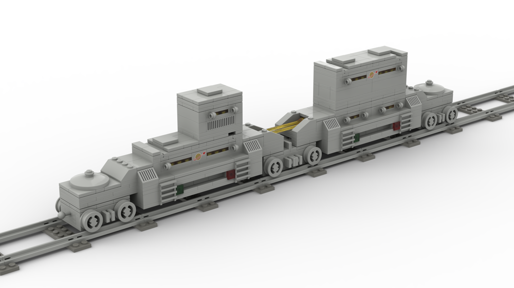 Lego PCS110 Double Stack Container Carrier Wagon
