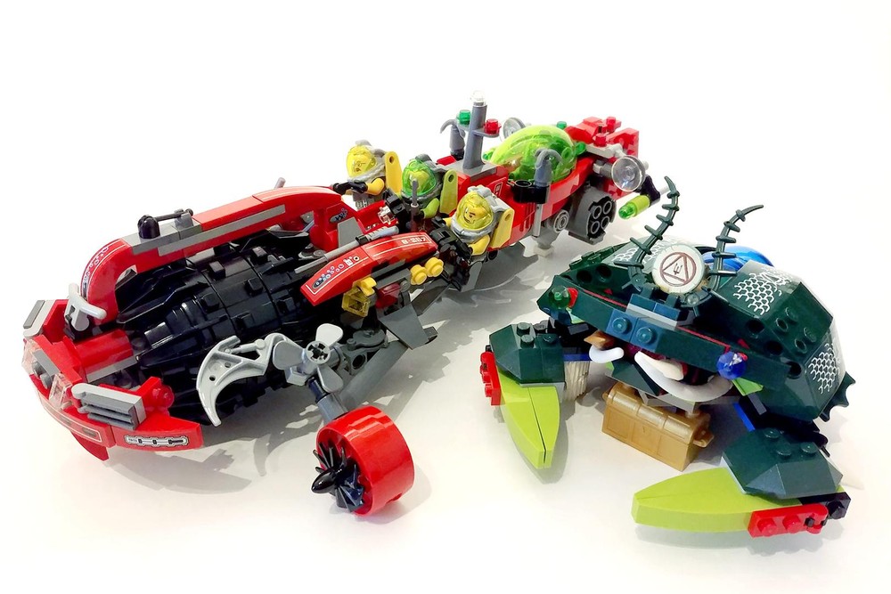 Lego Deep Sea Tracking Team & Claw Guardian