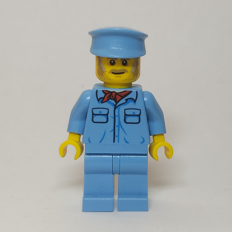 Lego Train Conductor - Medium Blue