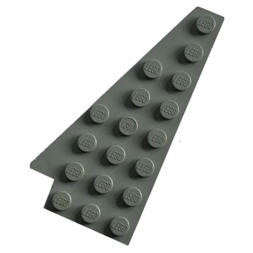 Lego Wedge, Plate 8 x 4 Wing Left without Underside Stud Notch