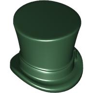Lego Tall Top Hat [PLAIN] / Dark Green