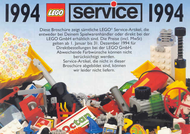 Lego 1994 Medium Service Packs German (923323-D)
