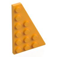 Lego Wedge Plate 6 x 4 Right / Bright Light Orange