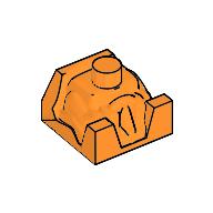 Lego Racer Driver, Brick Special 2 x 2 No Head / Orange