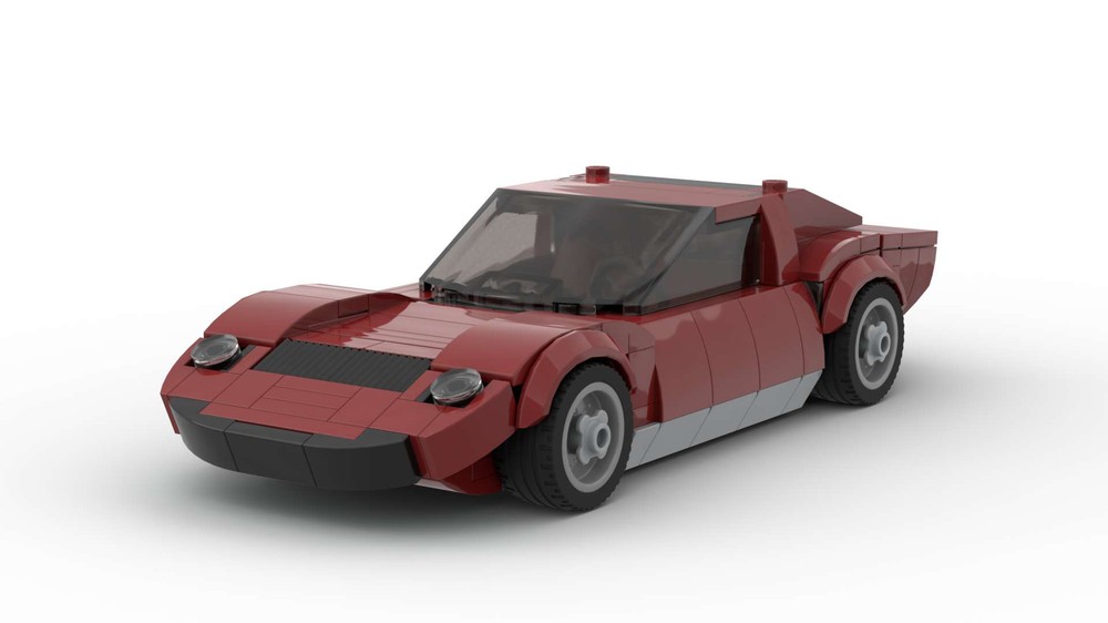 Lego 1966 Lamborghini Miura P400 dark red
