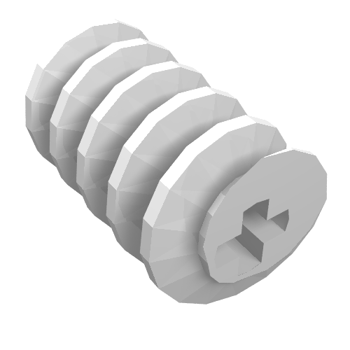 Lego Technic Worm Gear / White