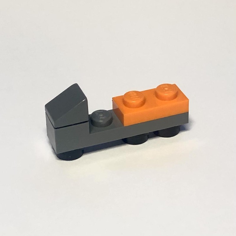 Lego Flat bed truck mirco-scale