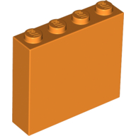 Lego Brick 1 x 4 x 3 / Orange