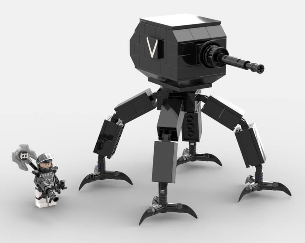 Lego Viurs Turret Spider 1 - Walking Machine