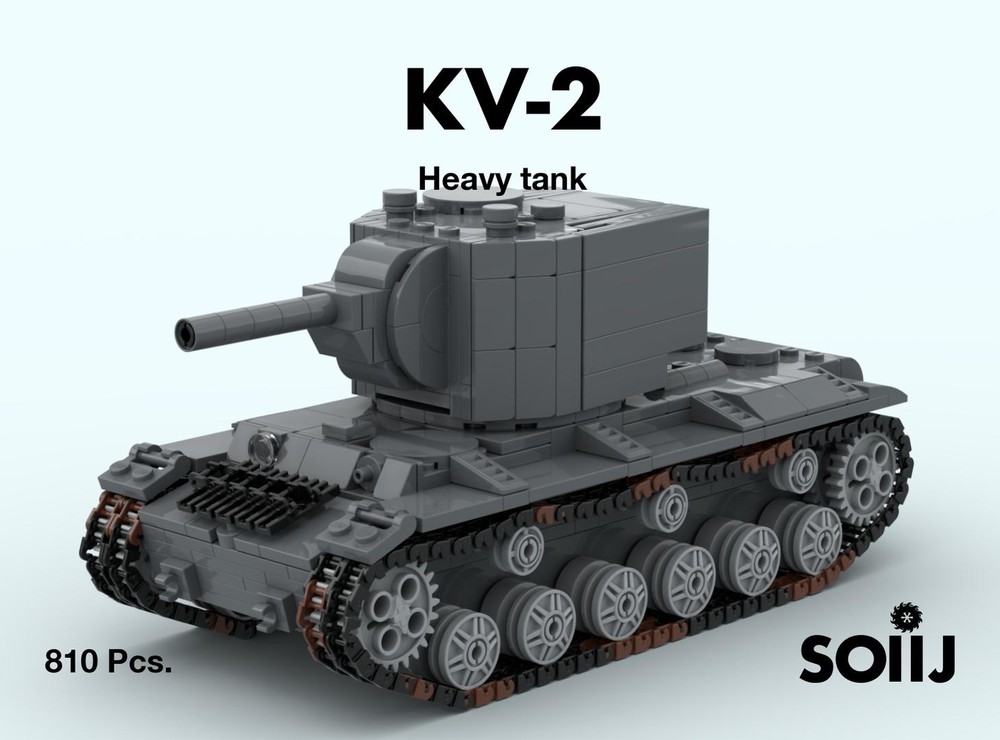 Lego KV-2 Russian heavy tank - 1:35
