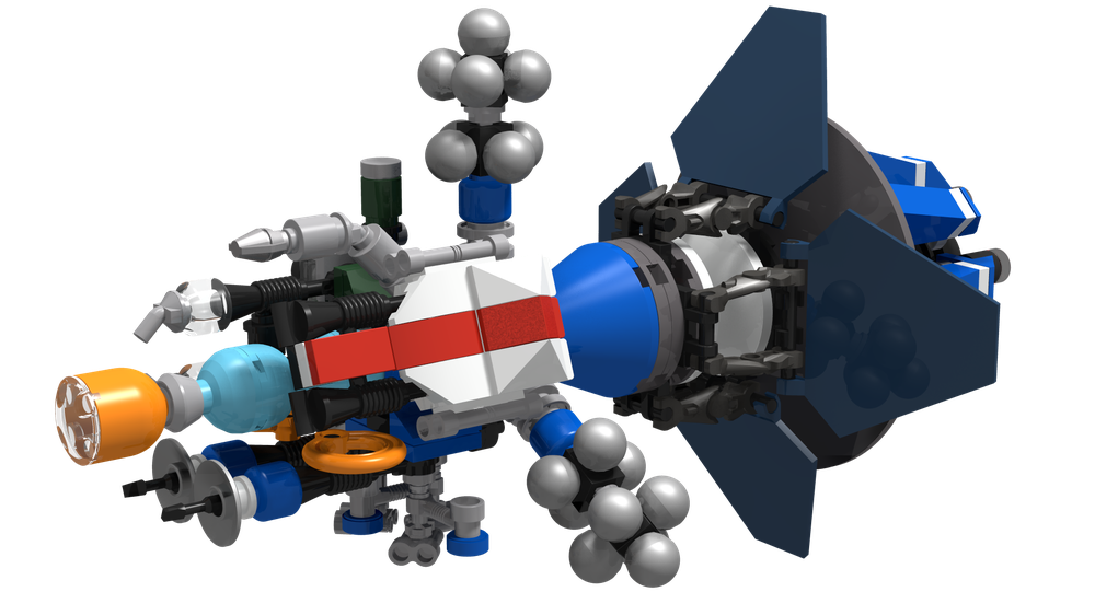 Lego Nano Scale Neo-Classic Space Deep Space Science Vessel
