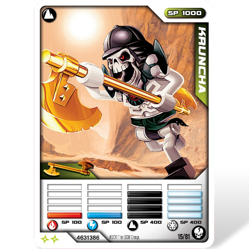 Lego Trading Card, Ninjago Deck #1: 15 - Kruncha - International Version / [No Color/Any Color]