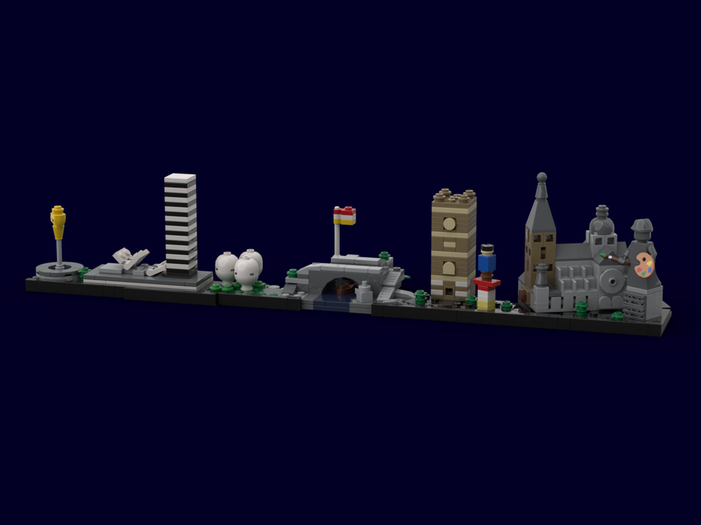 Lego Skyline 's-Hertogenbosch