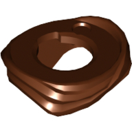 Lego Minifig Neckwear Cloth / Reddish Brown