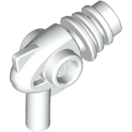 Lego Weapon Gun Ray / Sci Fi - Rounded Heat Diffusers / White