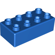 Lego Quatro Brick 2 x 4 / Blue