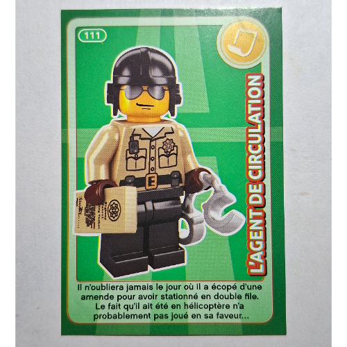Lego Trading Card for Set TRADINGCARD-12, #111 Print