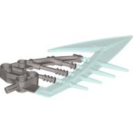 Lego Large Figure Weapon Blade, Ice Slicer with Trans-Light Blue Blade