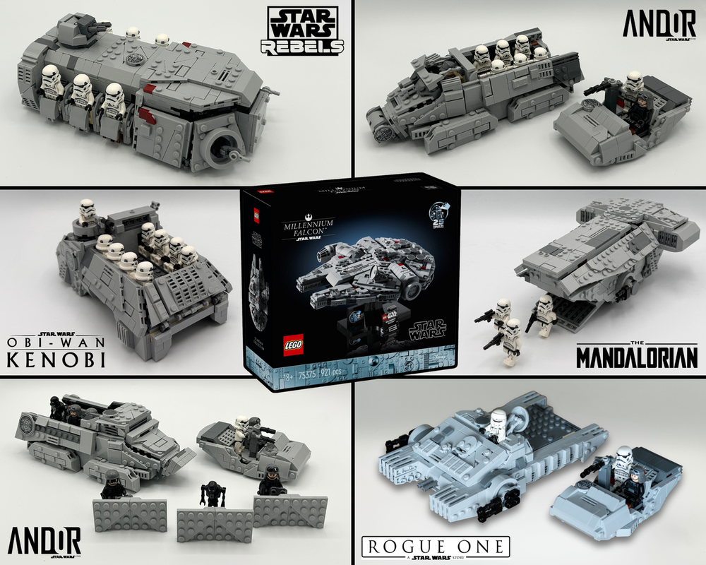Lego Imperial Invasion 6-in-1 Bundle (75375 Alternate Models)