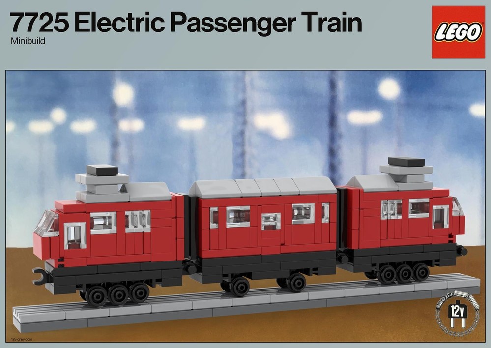 Lego 7725 Train 12V Minibuild