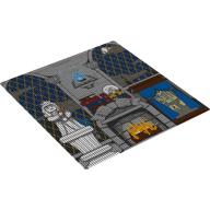 Lego Backdrop, Lenticular with Ravenclaw Common Room Print / Trans-Clear
