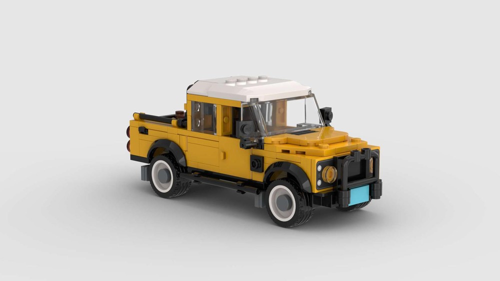 Lego Land Rover Defender 130 Pickup - City/Minifigure Scale