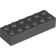 Lego Brick 2 x 6 / Dark Gray