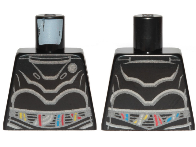 Lego Torso SW NI-L8 Protocol Droid Pattern / Black