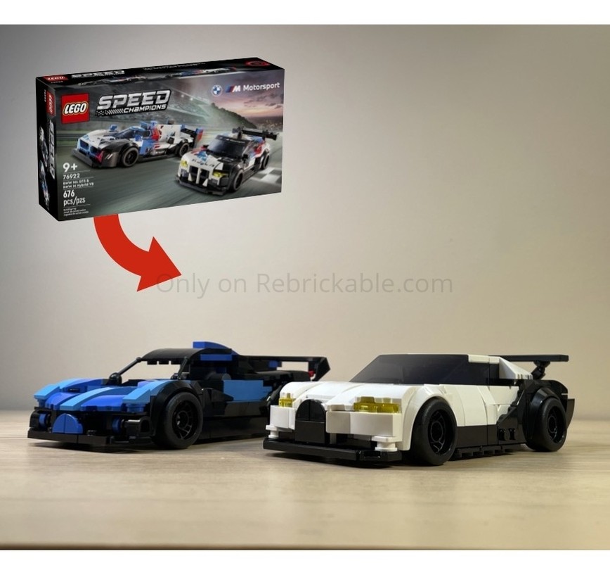 Lego (76922) Bugatti Chiron pur sport & Bugatti Bolide