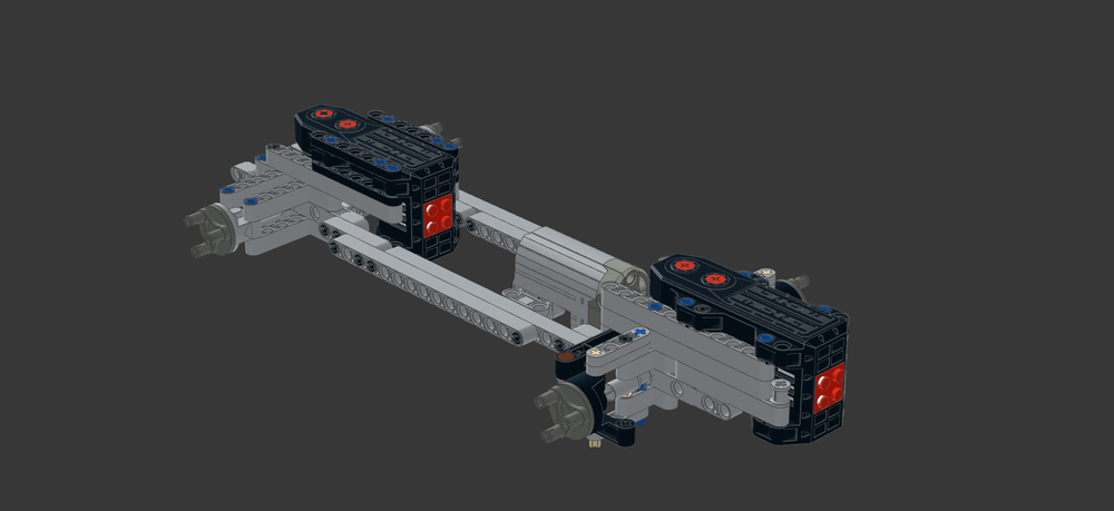 Lego fast AWD chassis