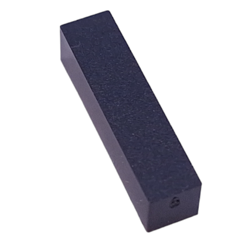 Lego Modulex Tile 1 x 4 with Black 'JUL' Print, without Internal Supports