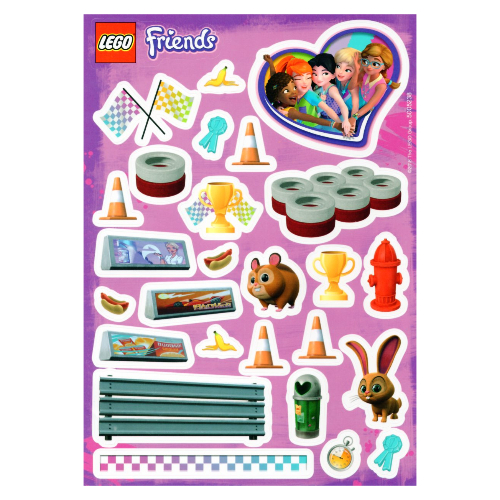 Lego Sticker Sheet for Set 5005238-1 / [No Color/Any Color]