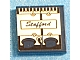 Lego Tile 2 x 2 with Engine Block and 'Stafford' Pattern Model Left Side (Sticker) - Set 8636