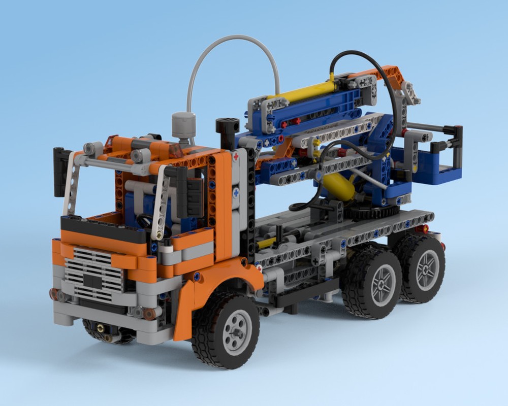 Lego Pneumatic Cherry Picker