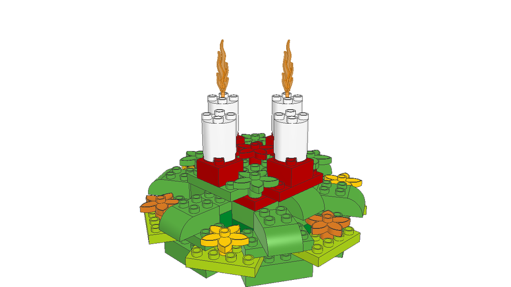 Lego Advent wreath