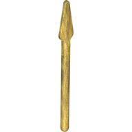 Lego Weapon Pike / Spear Flat End / Pearl Gold