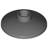Lego Dish 2 x 2 Inverted [Radar] / Dark Bluish Gray